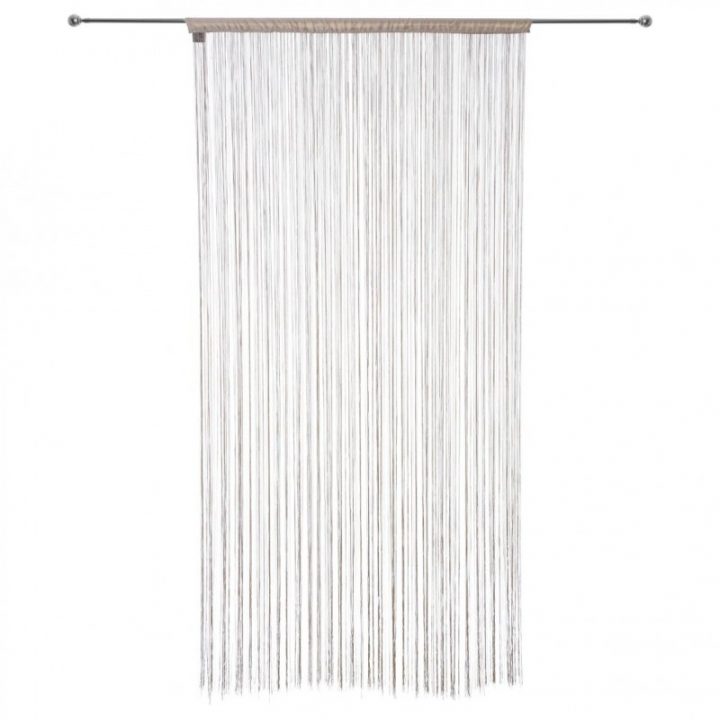 Rideau Fil 90X200Cm Lin destiné Rideaux À Fils