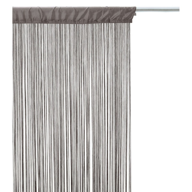 Rideau Fils – 90 X 200 Cm – Gris Gris Atmosphera | La Redoute tout Rideau En Fil