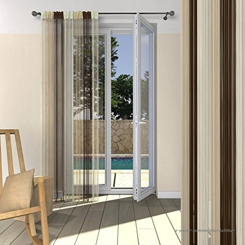 Rideau-Fils Passe-Tringle À Rayures 3Suisses – B072S8Mnkv tout Rideau Passe Tringle