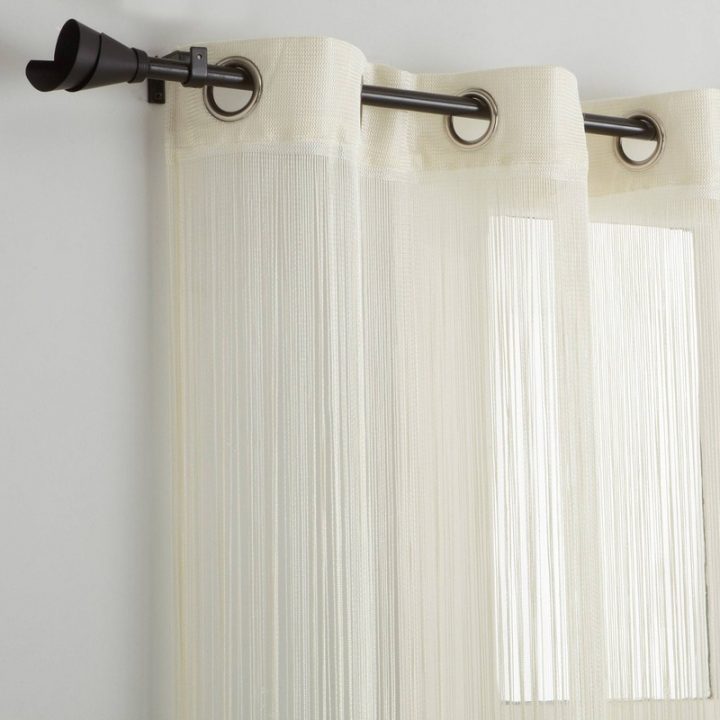 Rideau Fils Uni À Oeillets – Ivoire – 3Suisses Collection serapportantà Rideaux De Fils Rideau Fils Uni À Oeillets – Ivoire – 3Suisses Collection serapportantà Rideaux De Fils