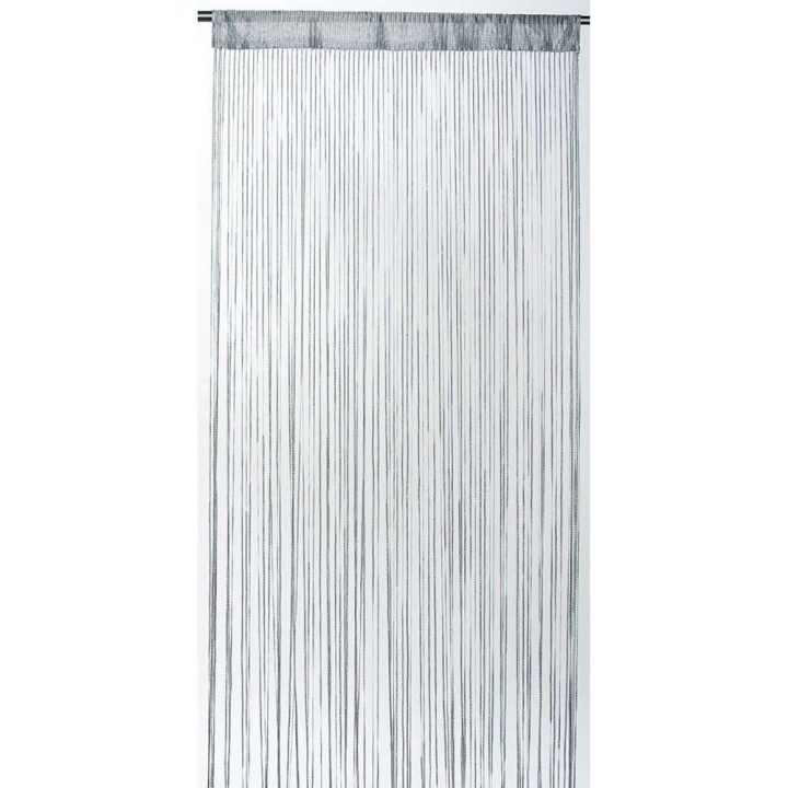 Rideau Fils Uni Brillant – Turquoise – Dimensions : 90X240 à Rideau Occultant 90X240