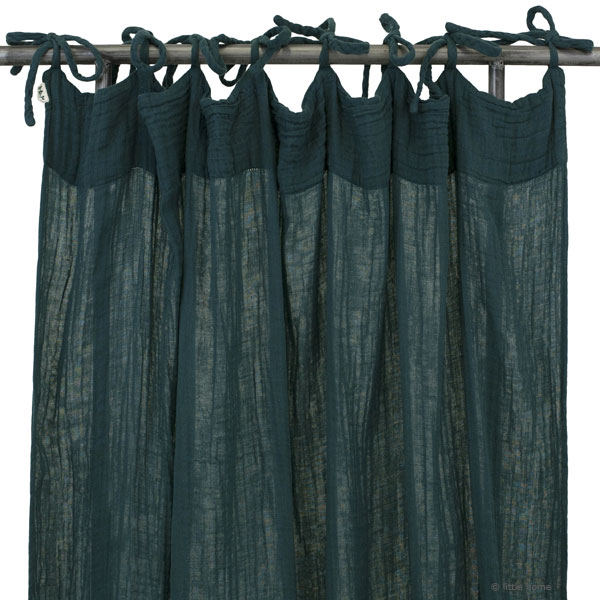 Rideau Gaze Coton Bio Bleu Canard Numero74 Double Rideau pour Rideau Numero 74 Rideau Gaze Coton Bio Bleu Canard Numero74 Double Rideau pour Rideau Numero 74