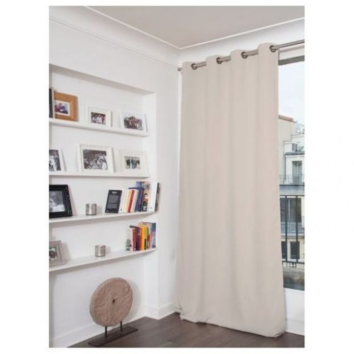 Rideau Grande Hauteur Phonique Thermique Et Occultant destiné Rideau Occultant Hauteur 200 Cm