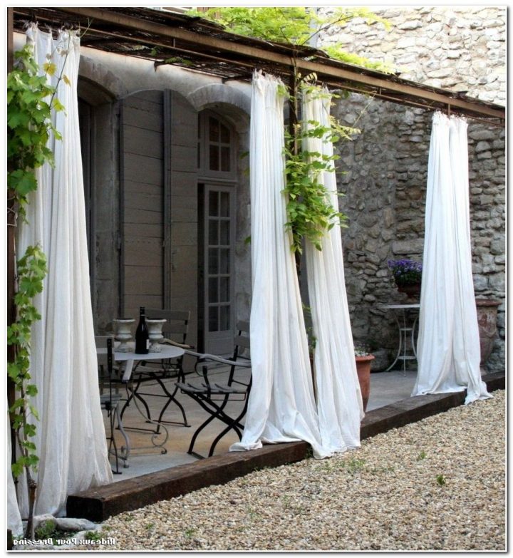 Rideau Imperméable Pour Terrasse – Rideau : Idées De dedans Rideau Plastique Transparent Pour Terrasse