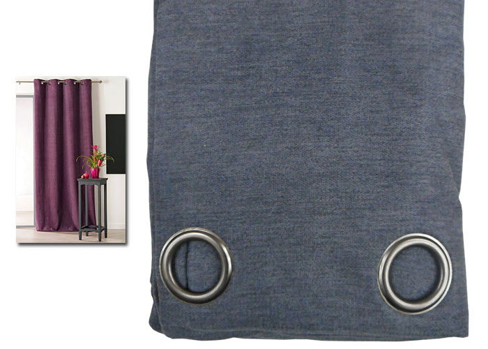 Rideau Isolant Et Occultant Alaska Grande Hauteur De 350 à Rideau Occultant Hauteur 200 Cm