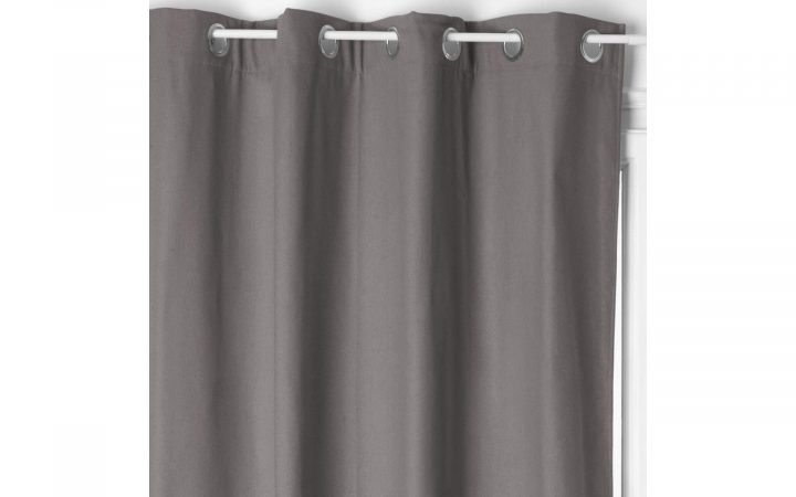 Rideau Isolant Gris Fonce 140X260 serapportantà Rideau Gris Foncé