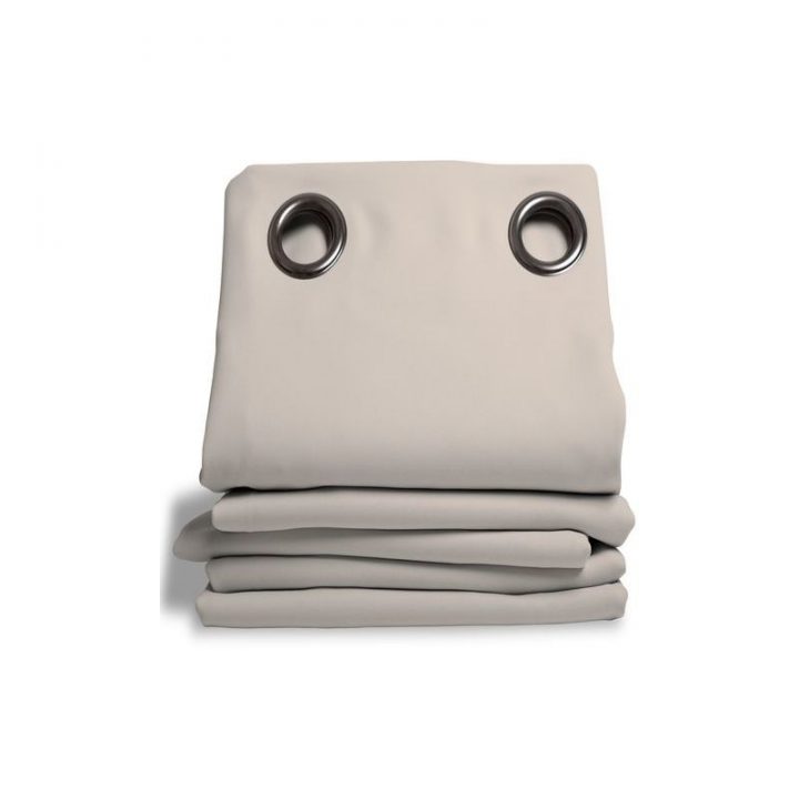 Rideau Isolant Thermique Hiver Couleur Galet 260 X 145 avec Rideau Thermique Été