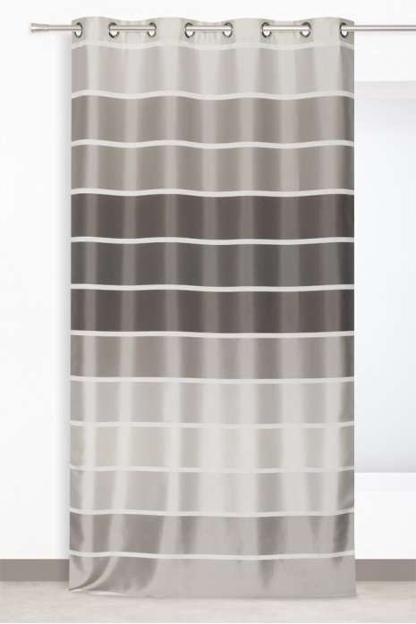 Rideau Jacquard 140 X 260 Cm À Rayures Horizontales serapportantà Rideau Marron Beige Rideau Jacquard 140 X 260 Cm À Rayures Horizontales serapportantà Rideau Marron Beige