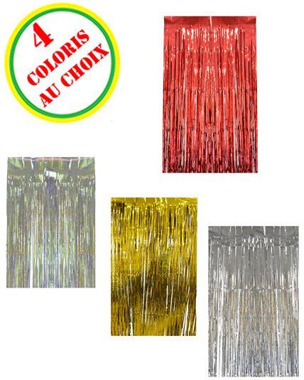 Rideau Lamelle 2.40 X 0,90 M – Décorations Noël Le dedans Rideau Lamelle