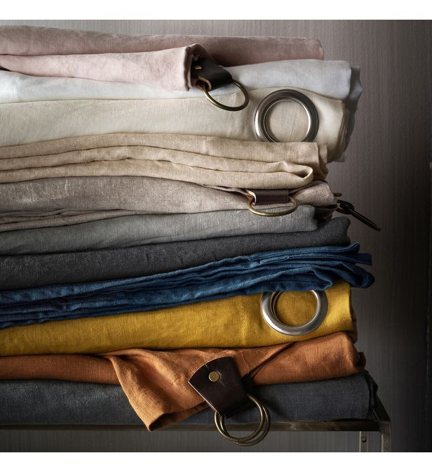 Rideau Lin Lavé Œillets, Private Am.pm. Gris | Soldes Bhv à Rideaux En Lin Lavé Rideau Lin Lavé Œillets, Private Am.pm. Gris | Soldes Bhv à Rideaux En Lin Lavé