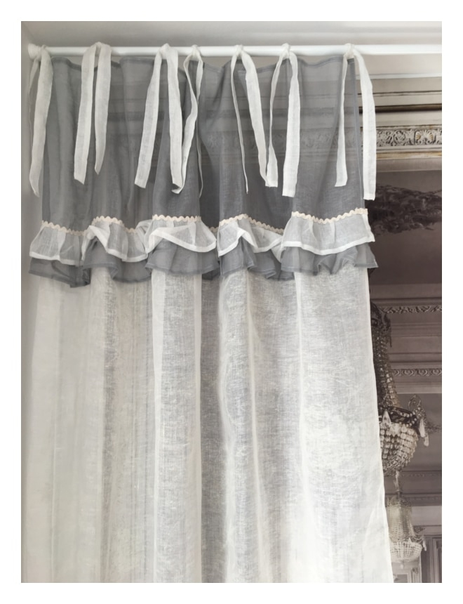 Rideau Lin Modèle Nice 135 X 260 Cm – Le Monde De Rose intérieur Rideaux À Nouettes Rideau Lin Modèle Nice 135 X 260 Cm – Le Monde De Rose intérieur Rideaux À Nouettes