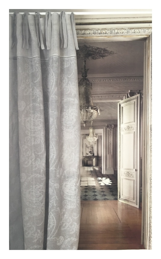 Rideau Lin Modèle Nice Gris – Le Monde De Rose dedans Rideau Lin Beige