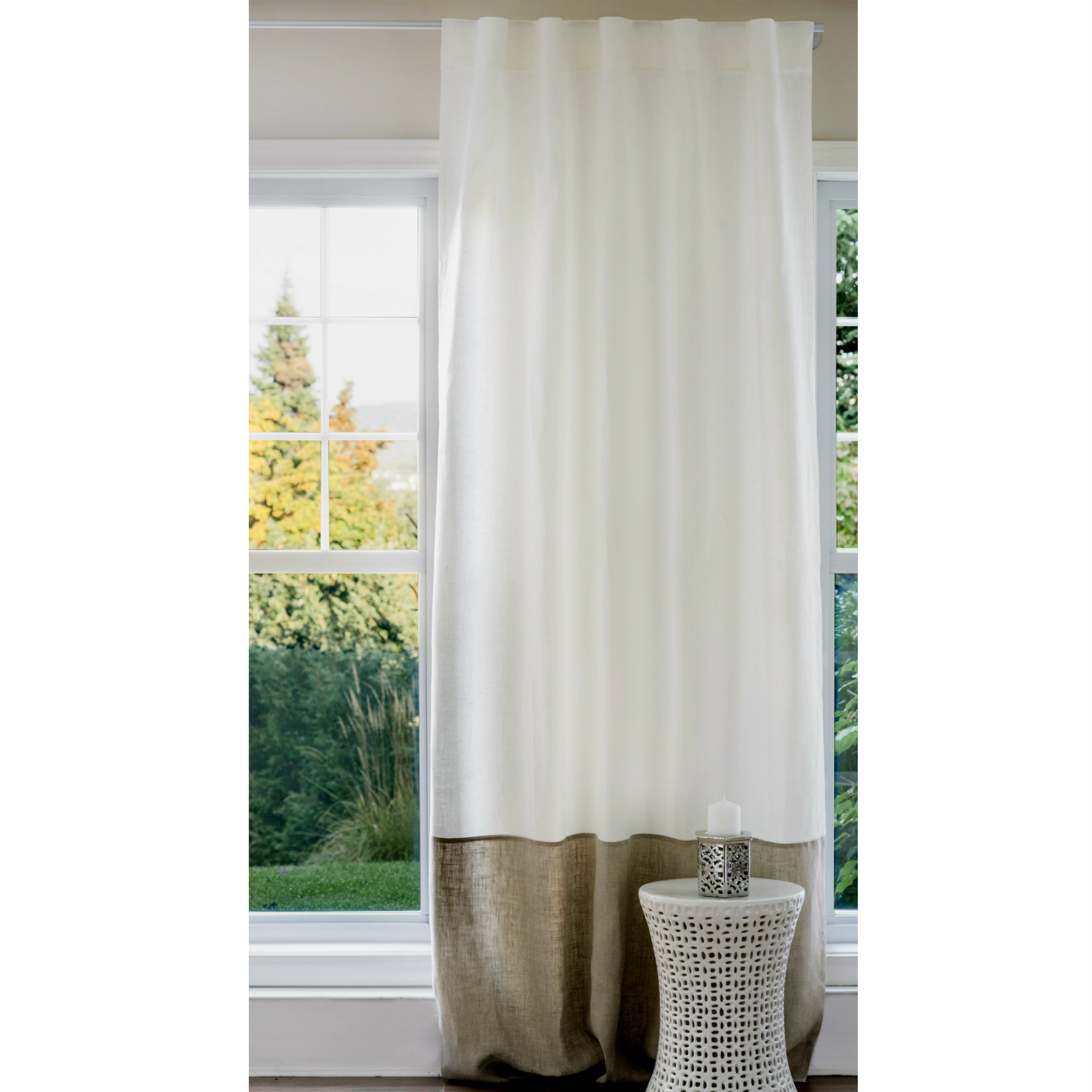 Rideau Lin Naturel intérieur Rideau Lin Pas Cher