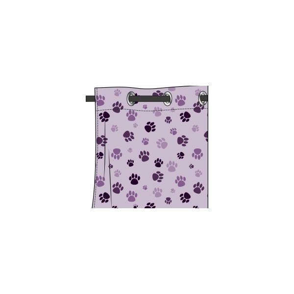 Rideau Motif Empreinte Mauve Glycine – Deco-Tissus intérieur Rideau Mauve Rideau Motif Empreinte Mauve Glycine – Deco-Tissus intérieur Rideau Mauve