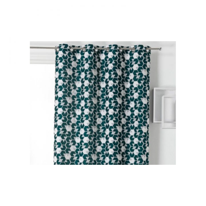 Rideau Motif Géométrique Contemporain Vert destiné Rideau Geometrique Rideau Motif Géométrique Contemporain Vert destiné Rideau Geometrique