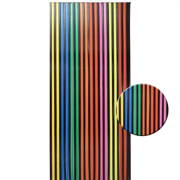 Rideau Moustiquaire Antilles Multicolore Noir, 90 X 220 Cm serapportantà Rideau Hauteur 220