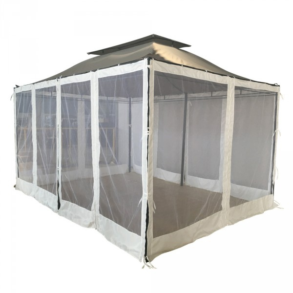 Rideau Moustiquaire Pour Tonnelle Sicile X6 – Mobilier De tout Rideau De Tonnelle