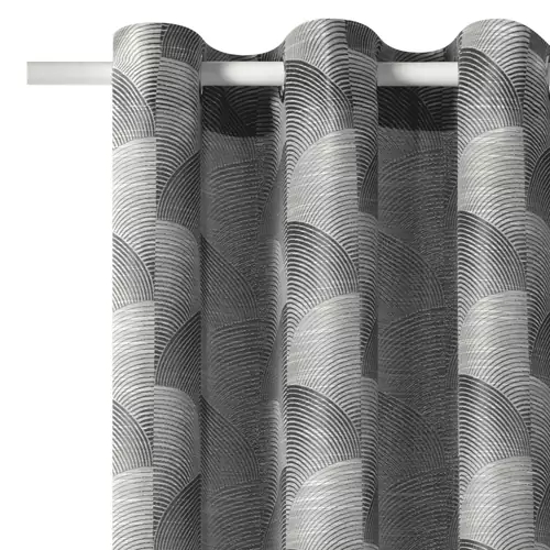 Rideau Neptune Coloris Gris 140 X 260 Cm En 2020 | Rideaux destiné Rideau Forme Geometrique
