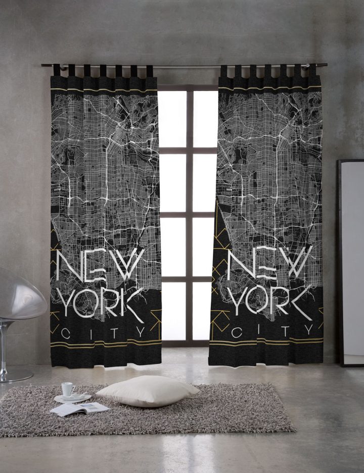 Rideau «New York» 135 X 240 Cm avec Rideau New York But Rideau «New York» 135 X 240 Cm avec Rideau New York But