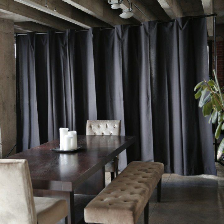 La Séparation De Pièce Amovible, Optez Pour Un Rideau! intérieur Rideau