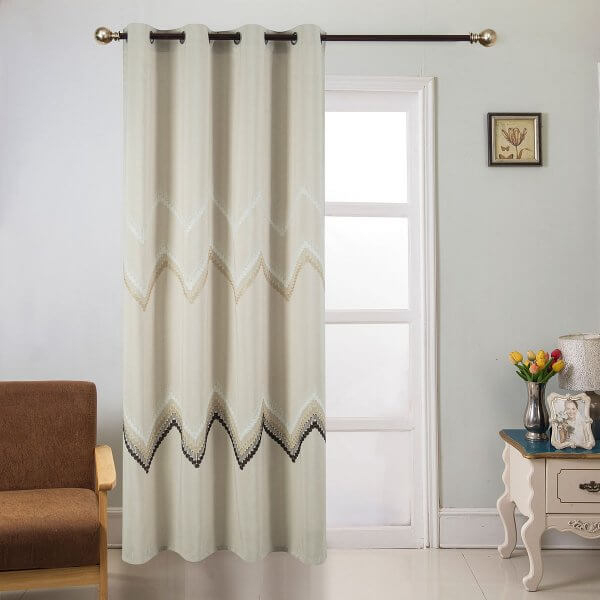 Rideau Obscurcissant Ethnique Zigzag – Best Interior pour Rideau Ethnique