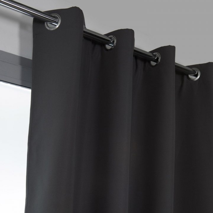 Rideau Obscurcissant Thermique, Stop-Froid Plus Gris Foncé dedans Rideau Thermique Anti Froid