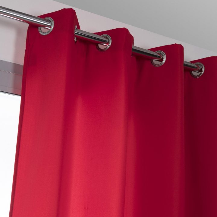 Rideau Obscurcissant Thermique, Stop-Froid Plus Rouge L serapportantà Rideau Thermique Avis