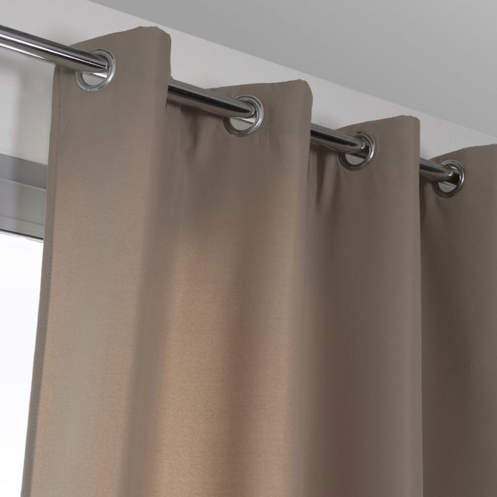 Rideau Obscurcissant Thermique, Stop-Froid Plus Taupe L à Rideau Thermique Gifi Avis