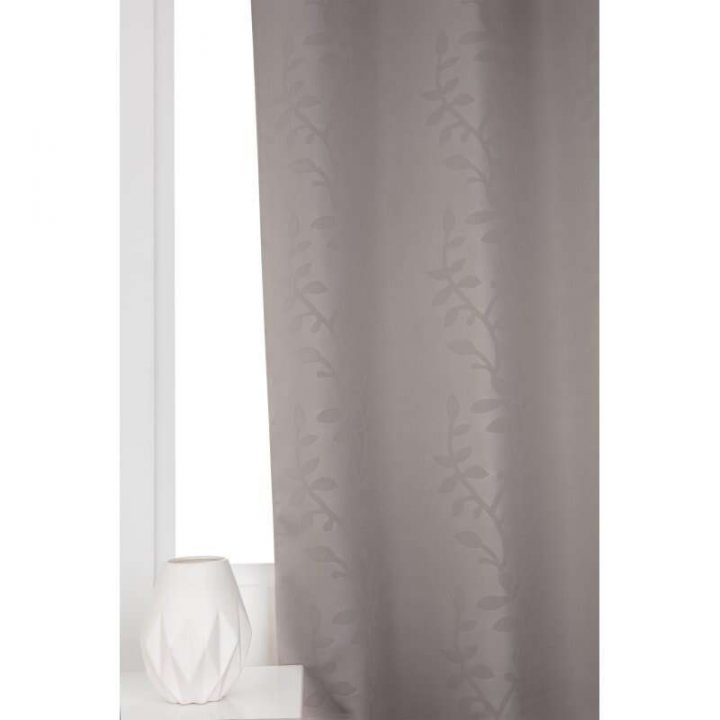 Rideau Occultant 135 X 260 Cm Imprimé Motif Végétal dedans Rideau Occultant Taupe Rideau Occultant 135 X 260 Cm Imprimé Motif Végétal dedans Rideau Occultant Taupe