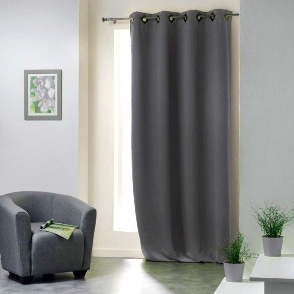 Rideau Occultant (135 X H260 Cm) Cocoon Gris Anthracite pour Rideau Gris Anthracite Rideau Occultant (135 X H260 Cm) Cocoon Gris Anthracite pour Rideau Gris Anthracite