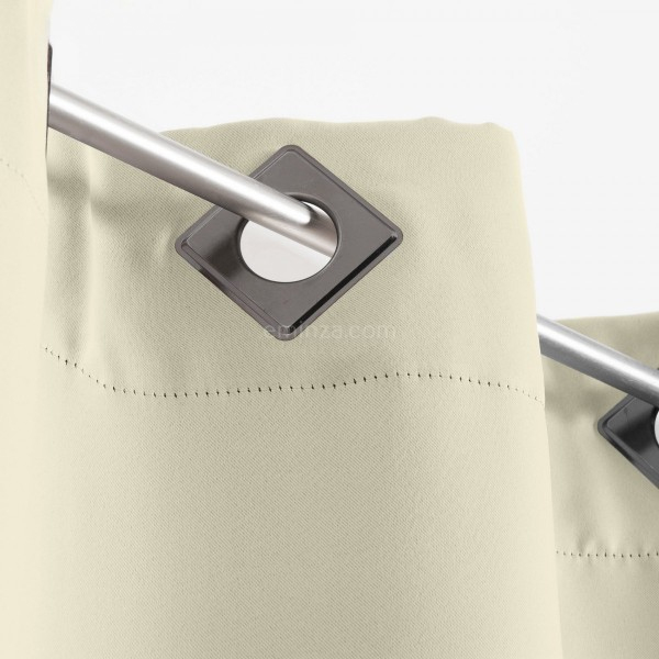 Rideau Occultant (140 X H180 Cm) Cocoon Ecru – Rideau encequiconcerne Rideau Occultant Ecru