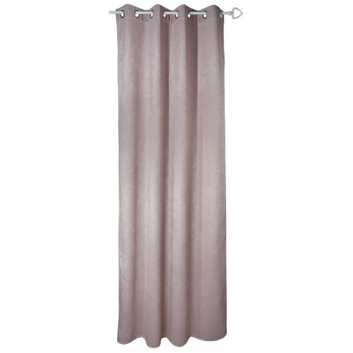 Rideau Occultant 8 Œillets Vieux Rose Effet Brillant tout Rideau Occultant Thermique Gifi