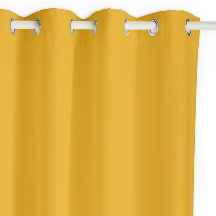 Rideau Occultant Bleu Jaune Moutarde 140X260 Cm | Kalico concernant Rideau Moutarde Rideau Occultant Bleu Jaune Moutarde 140X260 Cm | Kalico concernant Rideau Moutarde