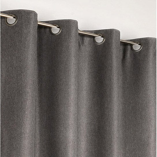 Rideau Occultant, Calypso, Anthracite, L.140 X H.240 Cm destiné Rideaux À Oeillets Leroy Merlin Rideau Occultant, Calypso, Anthracite, L.140 X H.240 Cm destiné Rideaux À Oeillets Leroy Merlin