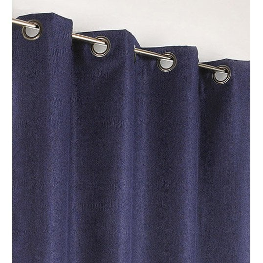 Rideau Occultant, Calypso Bleu Marine Et Blanc L.140 X H tout Rideau Voilage Bleu Marine Rideau Occultant, Calypso Bleu Marine Et Blanc L.140 X H tout Rideau Voilage Bleu Marine