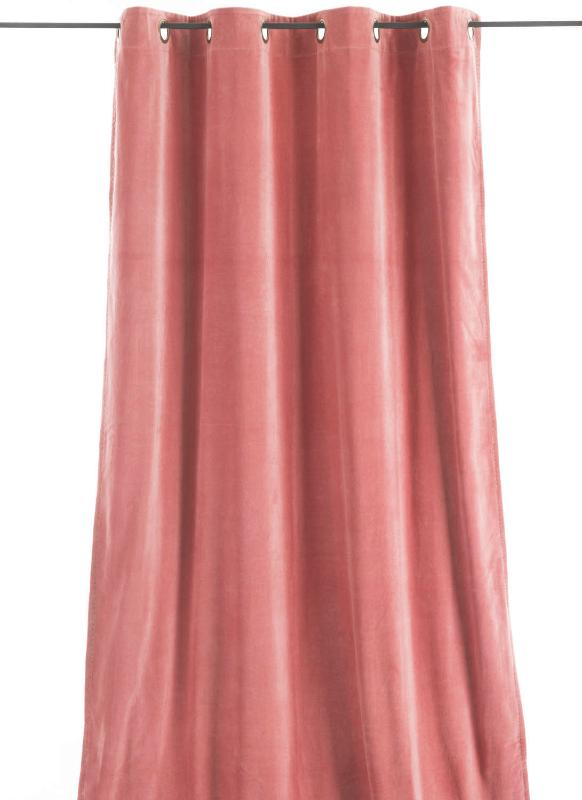 Rideau Occultant En Velours De Coton Rose Poudré Doublé dedans Rideau Occultant Rose Poudré Rideau Occultant En Velours De Coton Rose Poudré Doublé dedans Rideau Occultant Rose Poudré