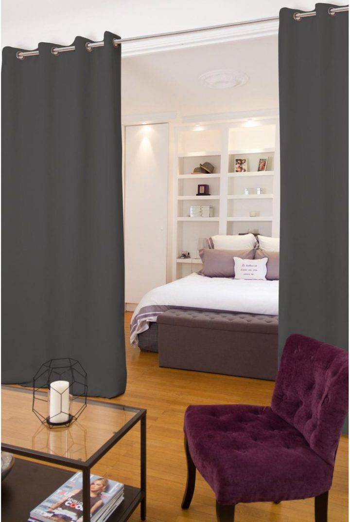 Rideau Occultant Grande Hauteur, Oeillets, Gris Métal, L dedans Rideaux Grande Hauteur 300 Rideau Occultant Grande Hauteur, Oeillets, Gris Métal, L dedans Rideaux Grande Hauteur 300