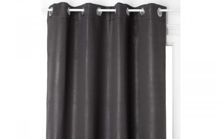 Rideau Occultant Gris Fonce Ingabyin 140X260 dedans Rideau Gris Foncé