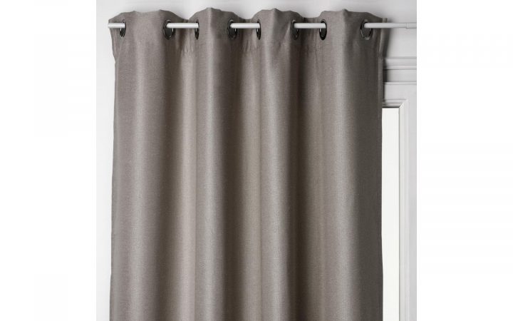 Rideau Occultant Gris Fonce Inlinoin 140X260 à Rideau Gris Foncé