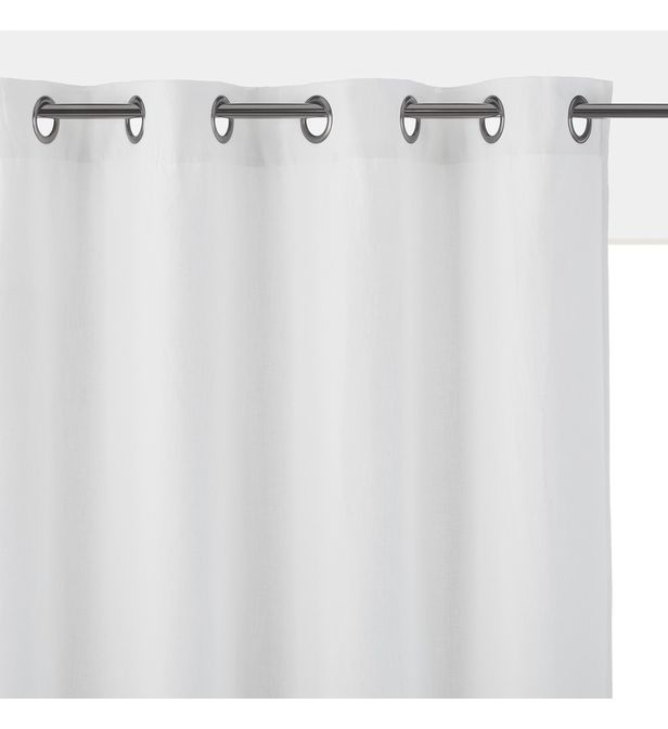 Rideau Occultant Lin Lavé À Œillets Onega La Redoute pour Rideau Occultant La Redoute