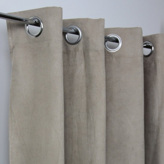 Rideau Occultant Suédine Lin serapportantà Rideau Suedine