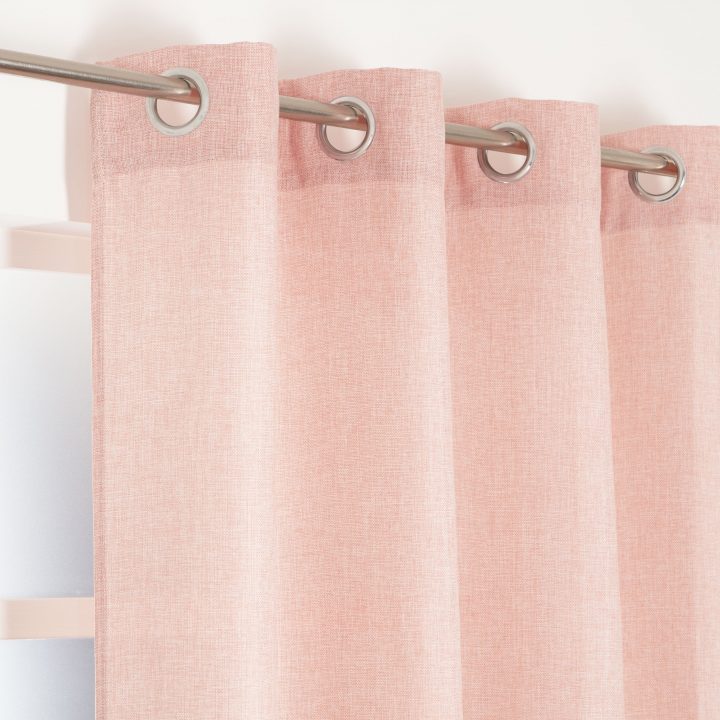 Rideau Occultant Thermique, Copenhague Rose Blush L.135 X dedans Rideau Occultant Rose Rideau Occultant Thermique, Copenhague Rose Blush L.135 X dedans Rideau Occultant Rose
