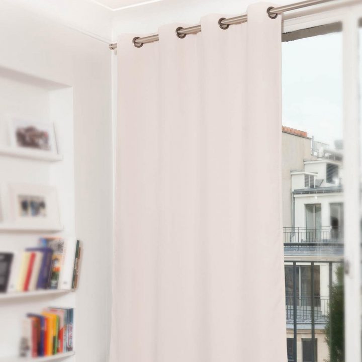 Rideau Occultant, Thermique Et Phonique, Coquille, L.145 X tout Rideau Occultant Thermique Et Phonique