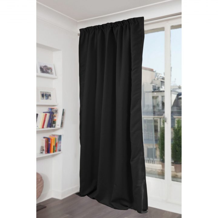 Rideau Occultant Thermique Et Phonique Noir L.145 X H.260 serapportantà Rideau Occultant Et Thermique Rideau Occultant Thermique Et Phonique Noir L.145 X H.260 serapportantà Rideau Occultant Et Thermique