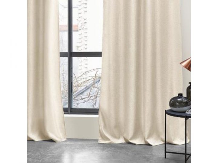 Rideau Occultant "Tresse" 140X260Cm Lin – Vente De Paris avec Rideau Occultant Conforama