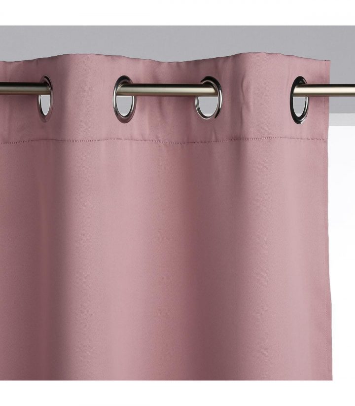 Rideau Occultant Uni Rose 140X260 concernant Rideau Occultant Rose Rideau Occultant Uni Rose 140X260 concernant Rideau Occultant Rose