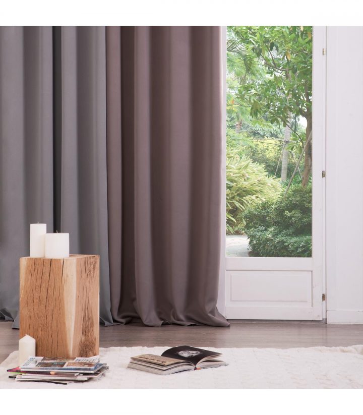 Rideau Occultant Uni Taupe 140X260 destiné Rideau Occultant Taupe Rideau Occultant Uni Taupe 140X260 destiné Rideau Occultant Taupe