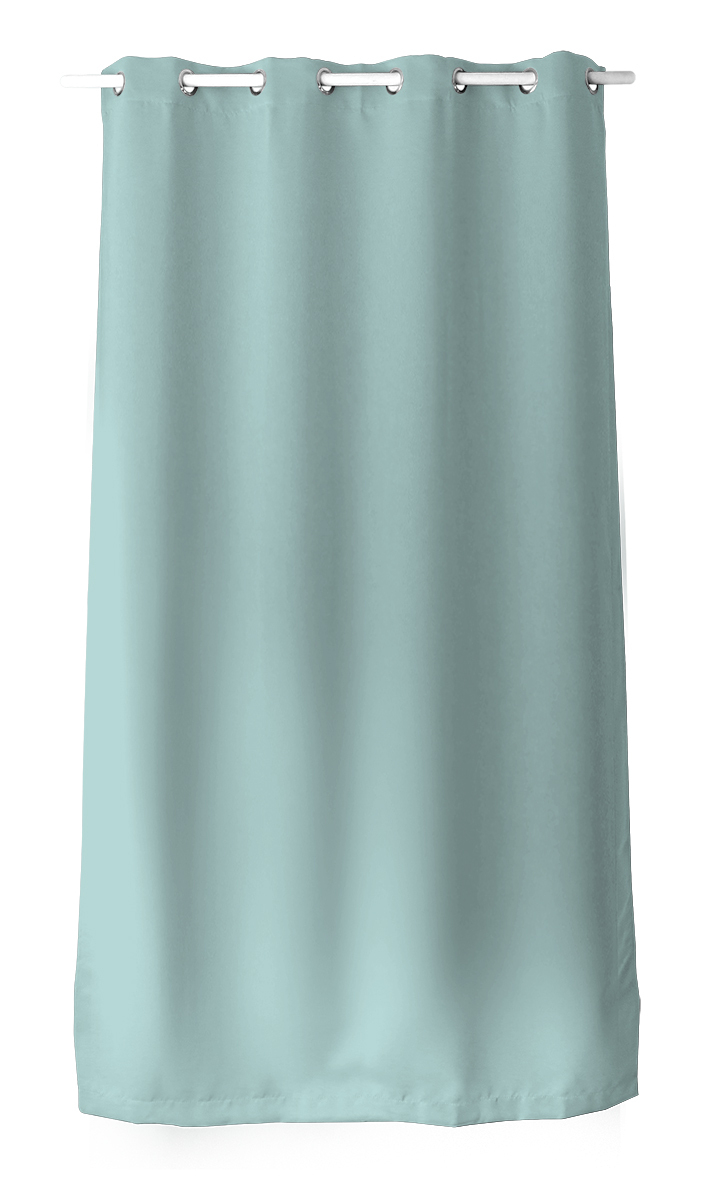 Rideau Oeillet Occultant Vert D'Eau • Rafman. avec Rideau Vert D Eau