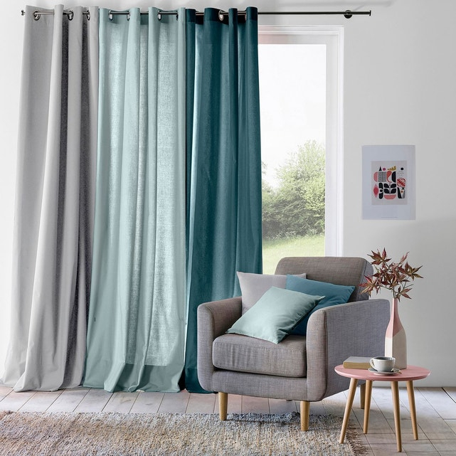 Rideau Œillets Pur Coton Scenario La Redoute Interieurs concernant Rideaux Bouchara Rideau Œillets Pur Coton Scenario La Redoute Interieurs concernant Rideaux Bouchara