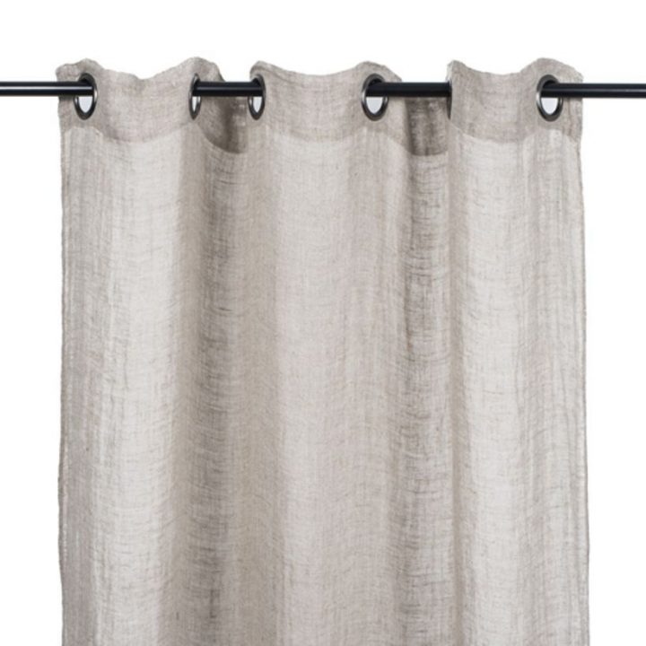 Rideau Oeillets Voile De Lin Lavé Porto Vecchio Naturel intérieur Rideau Voile De Lin Rideau Oeillets Voile De Lin Lavé Porto Vecchio Naturel intérieur Rideau Voile De Lin